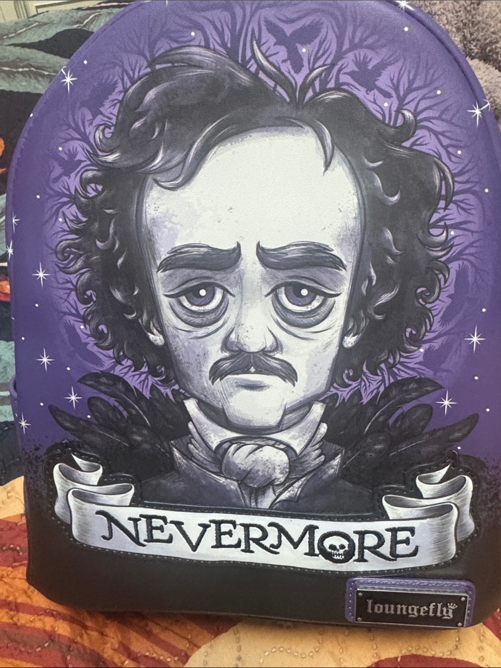 Loungefly X BAM exclusive Edgar Allan Poe backpack NWT